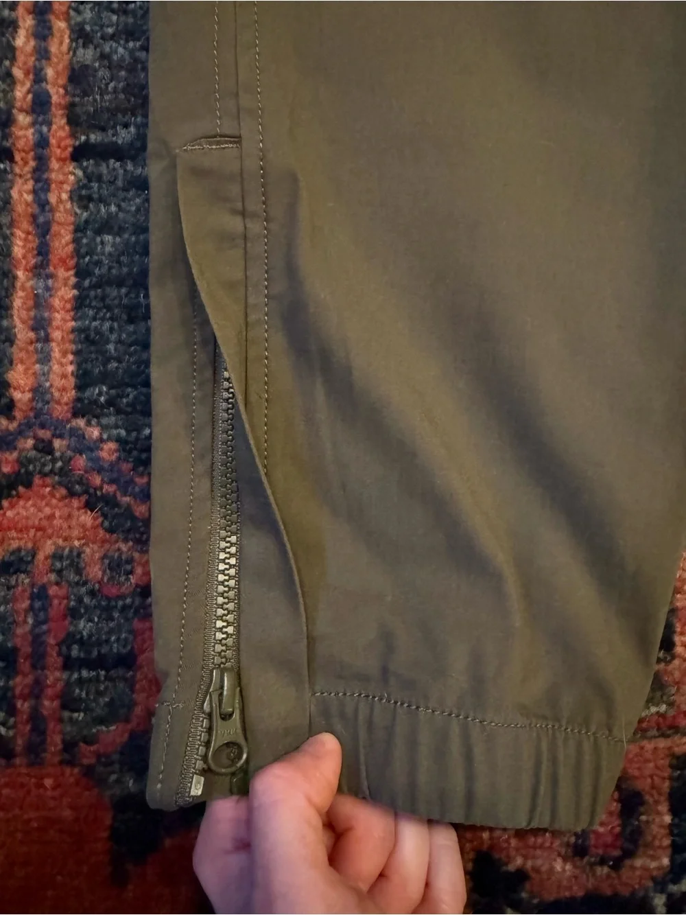 J.Crew Men's Olive Drawstring Joggers